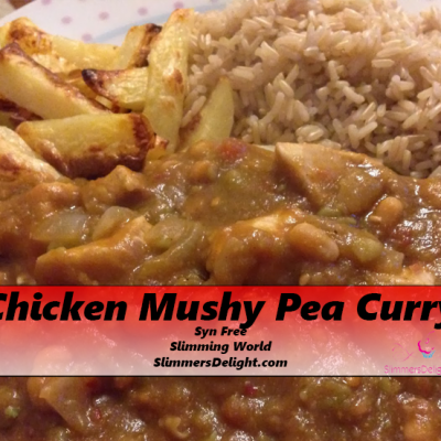 Chicken Mushy Pea Curry Slimming World