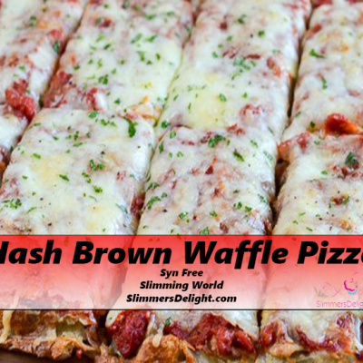hash brown waffle pizza slimming world